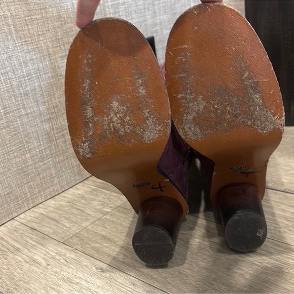 Coach Over the Knee Boots in Deep Burgundy - Picture 7 of 7